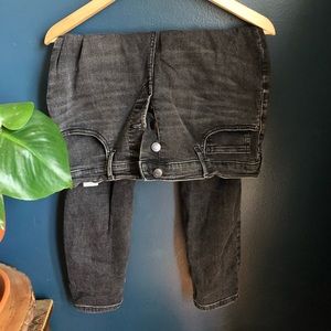 Everlane auth. stretch high-rise skinny button fly